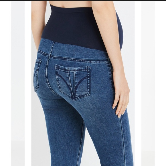 INDIGO BLUE SECRET FIT BELLY SKINNY MATERNITY JEAN - Picture 2 of 13